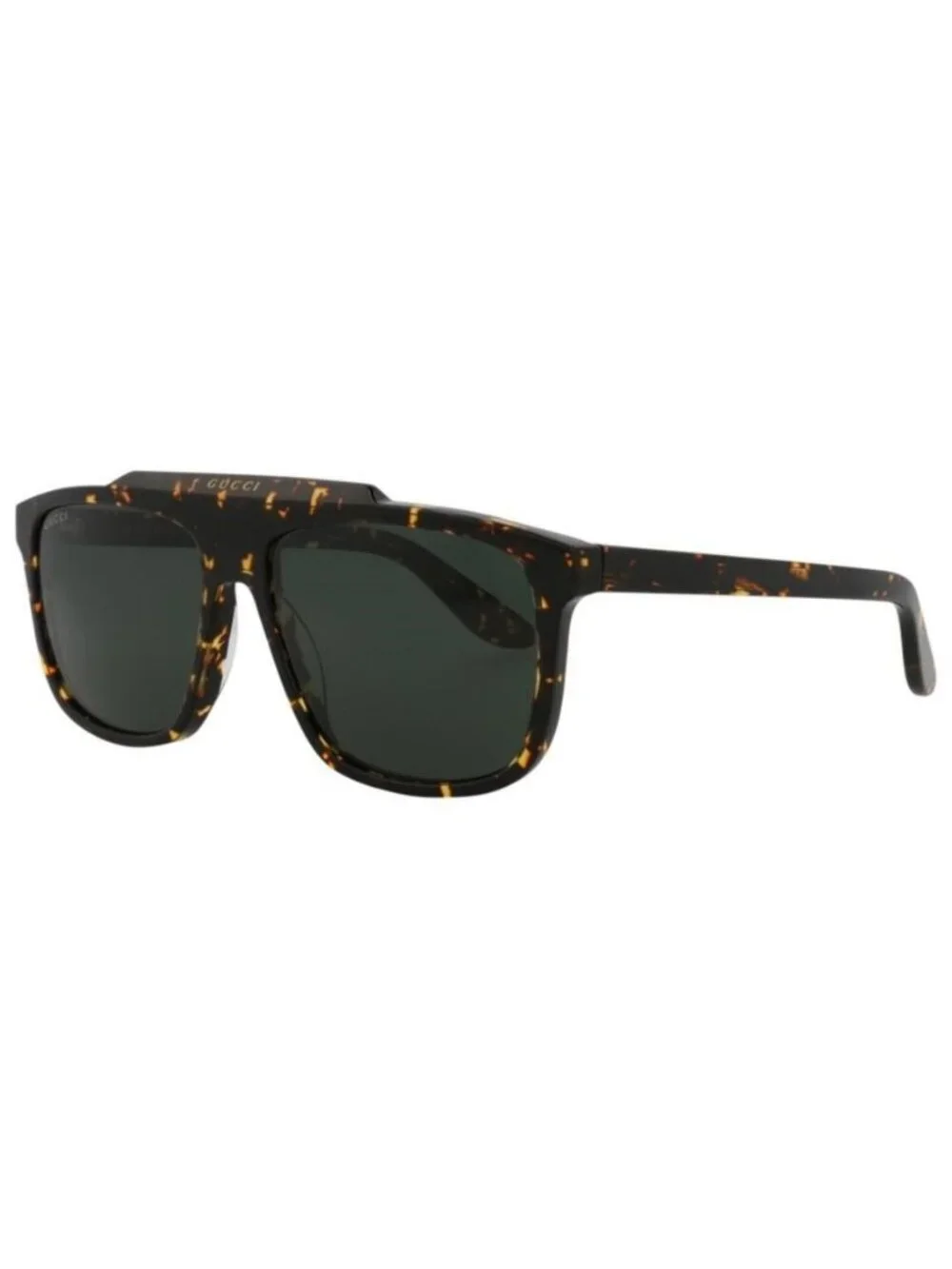 New Gucci Mens Aviator Havana Havana Green Fashion Designer Sunglasses
